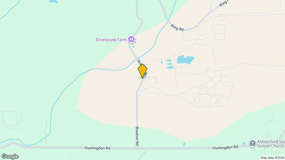 Gorgeous 3 Bedroom Home on Acreage in Bradner! Map and Location Details