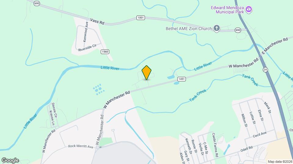 1605 Easterling Dr Map and Location Details