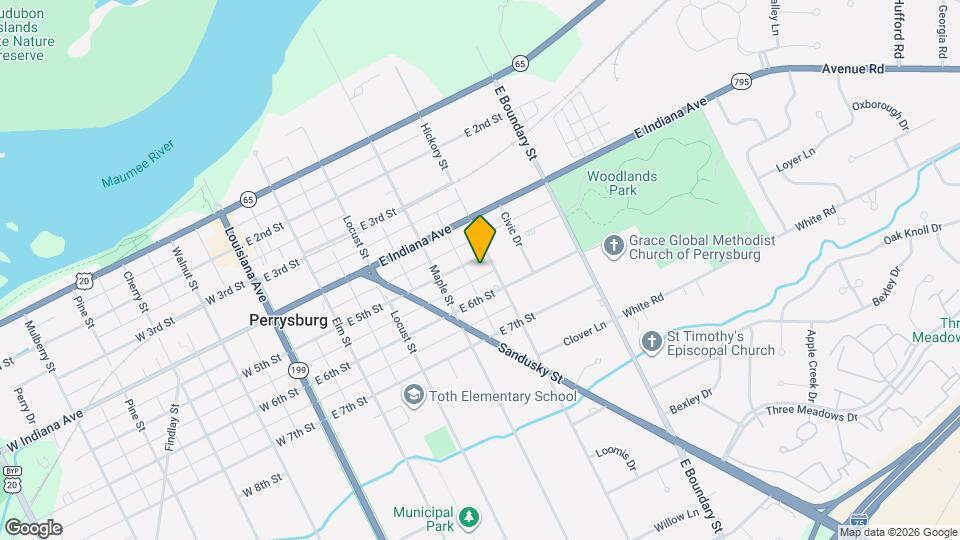 436 E 5th St Map and Location Details