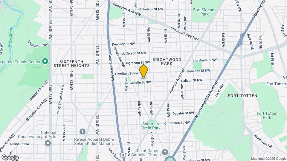 723 Gallatin St NW Map and Location Details