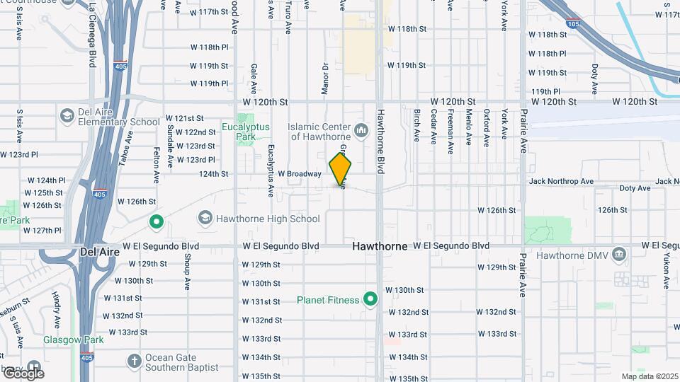 12443 Grevillea Ave Map and Location Details