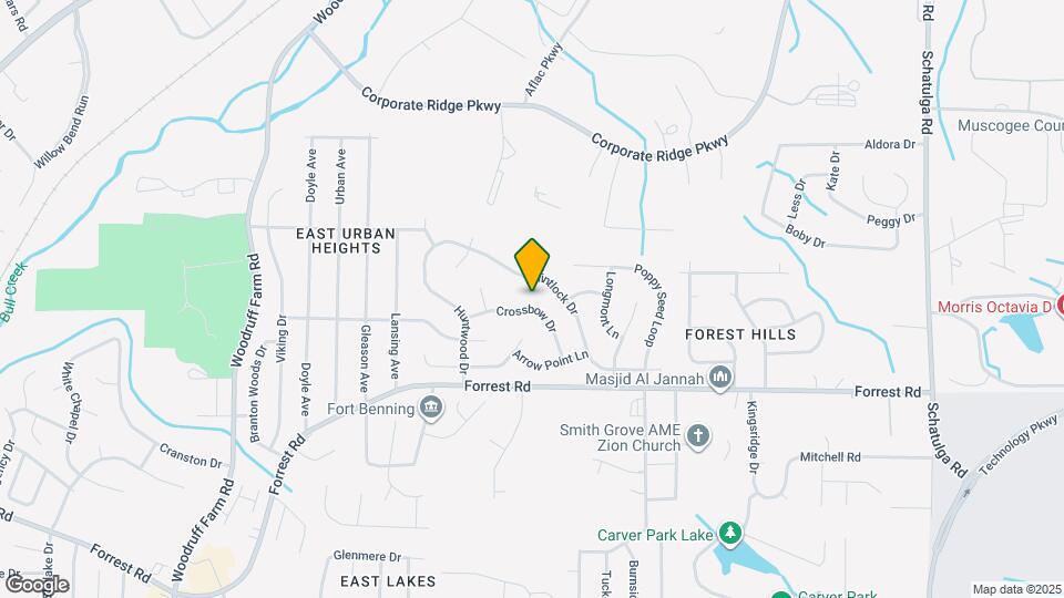 6117 Crossbow Dr Map and Location Details