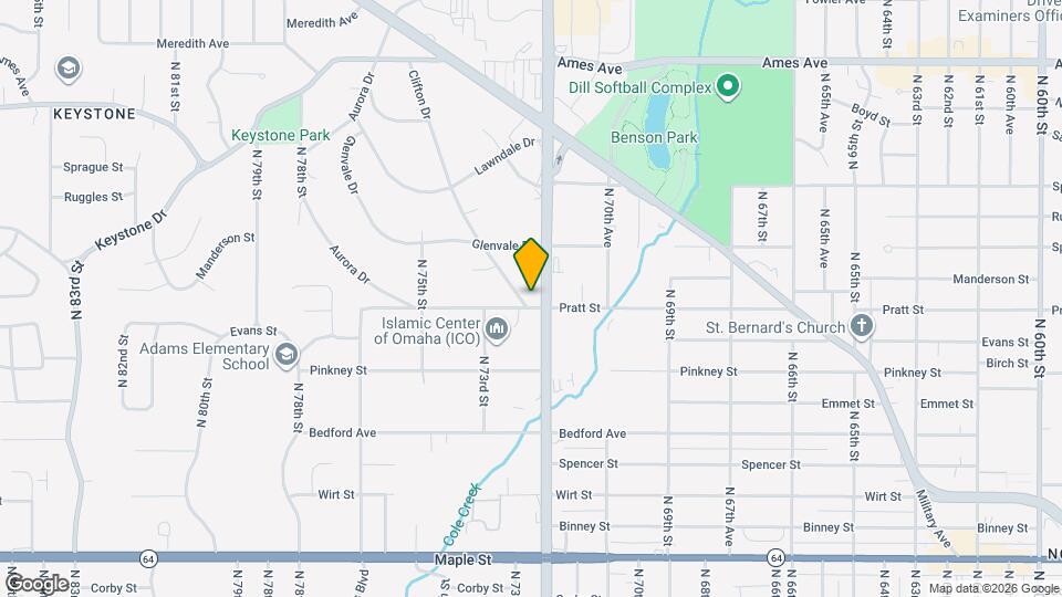 7220 Pratt St Map and Location Details