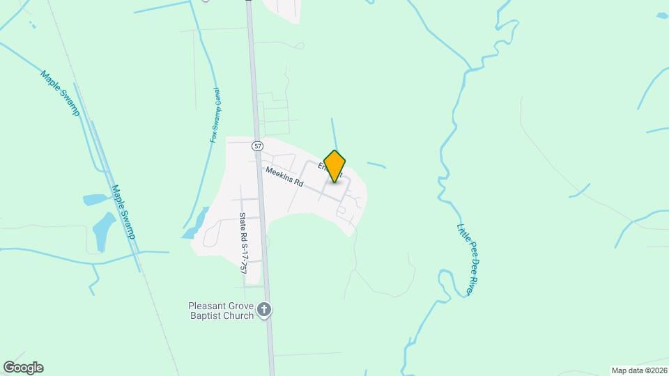 1054 Meekins Rd Map and Location Details