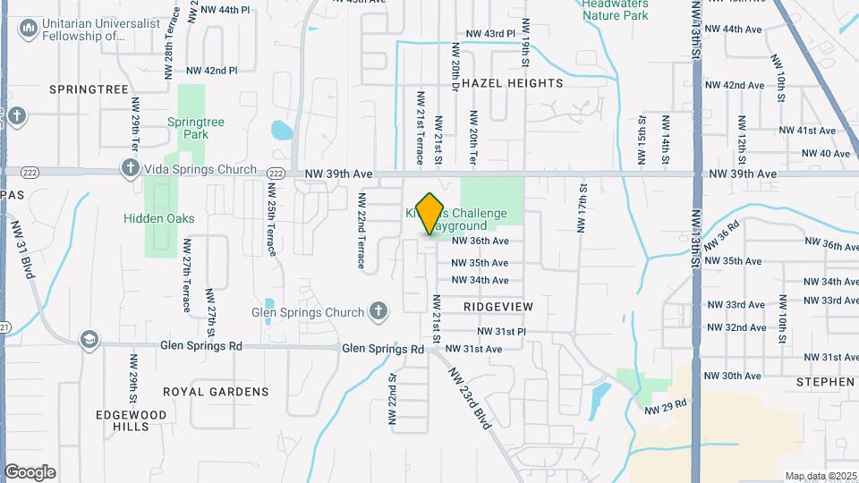 3530 NW 21st St Map and Location Details