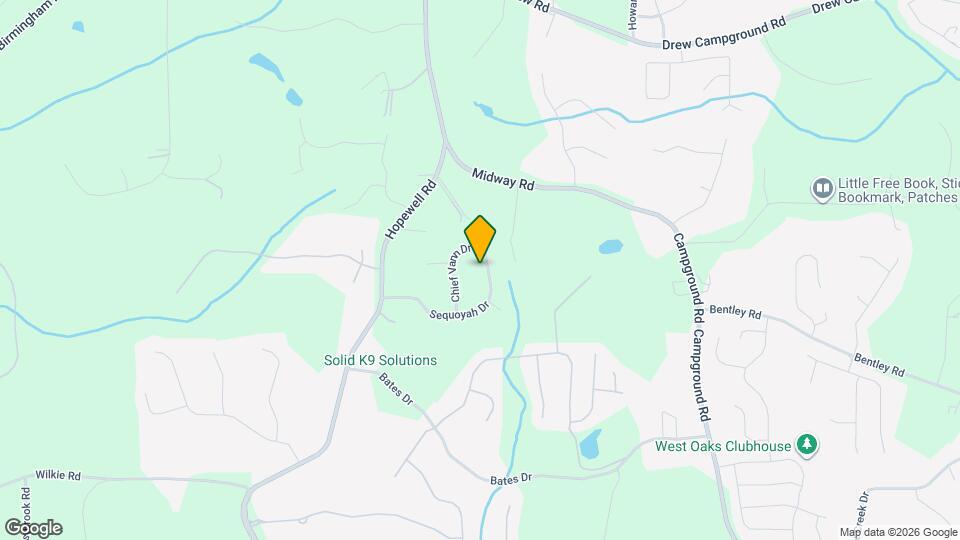 285 Sequoyah Dr Map and Location Details