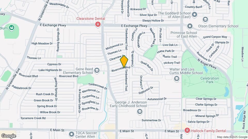 1322 Rivercrest Blvd Map and Location Details