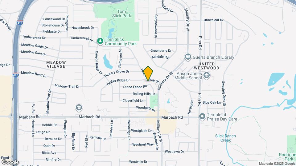 7107 Stone Fence Rd Map and Location Details