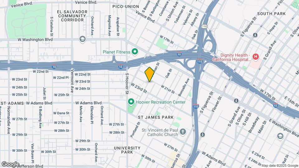 2112 Toberman St Map and Location Details