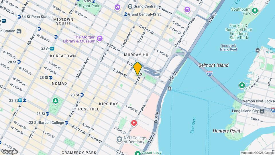 635 2nd Ave, Unit 4R Mapa y Detalles de la Ubicación