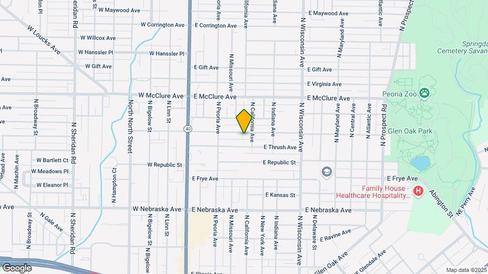 412 E Arcadia Ave Map and Location Details