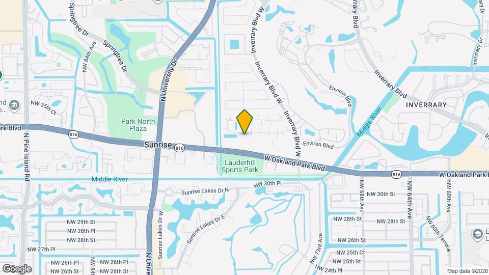 7502 NW 33rd St Map and Location Details