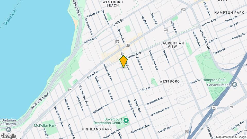 455 Edison Av Map and Location Details