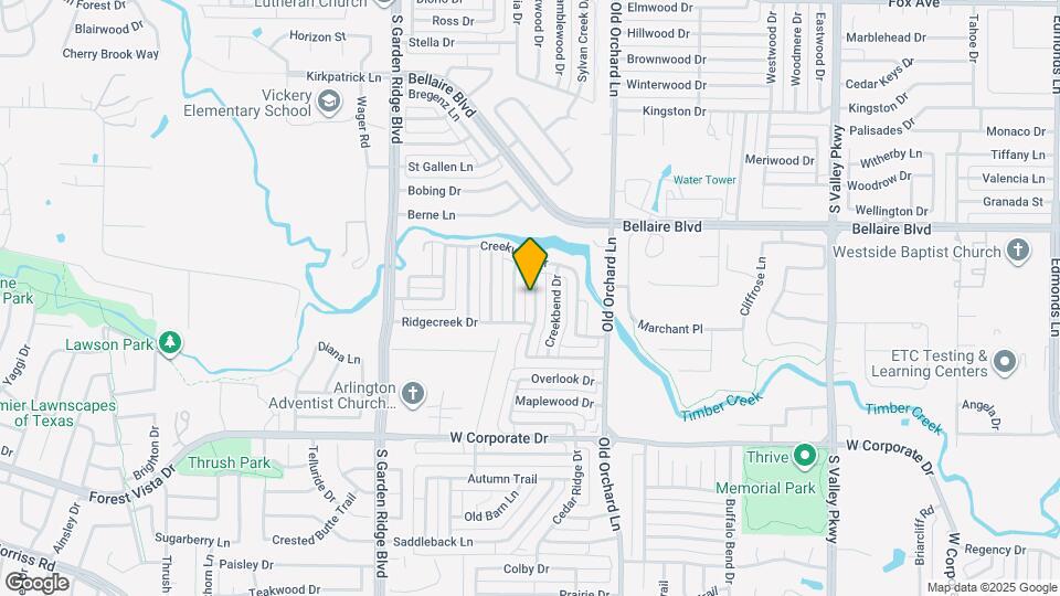 1714 Circle Creek Dr Mapa y Detalles de la Ubicación