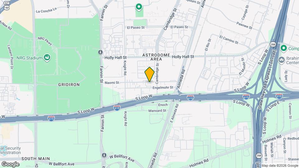 2224 Naomi St Map and Location Details