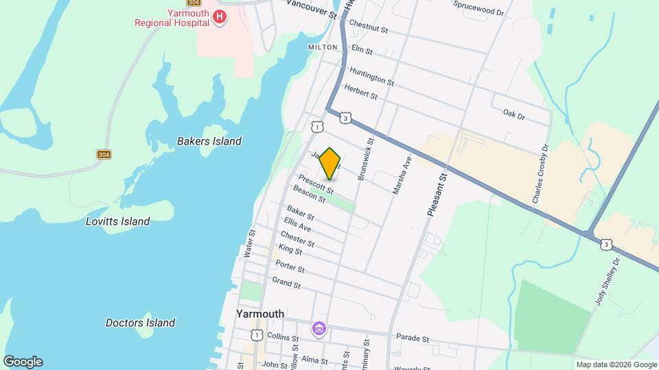 16 Prescott St Map and Location Details