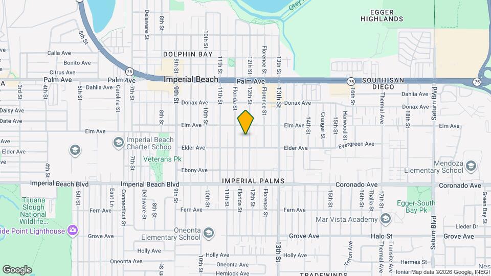 942 12th St Map and Location Details