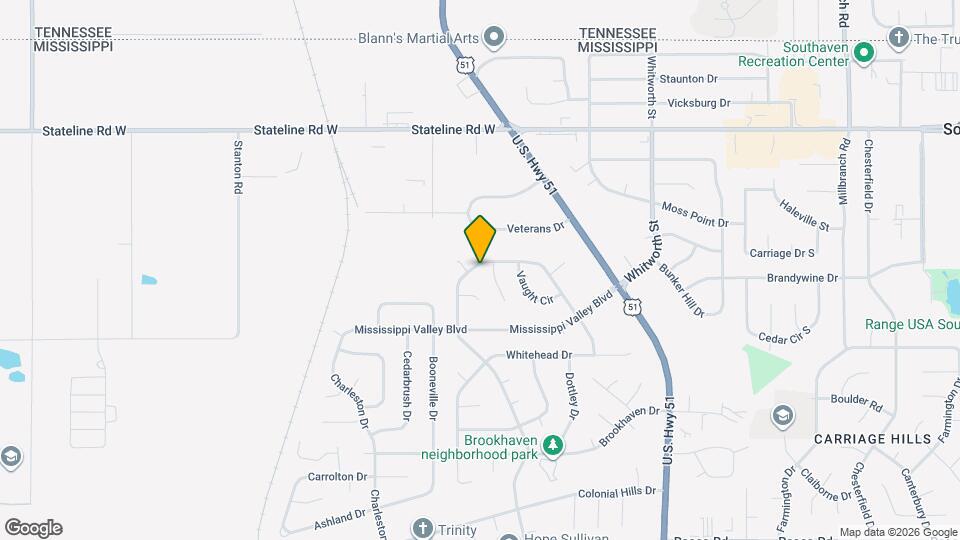 1915 Southaven Cir N Map and Location Details