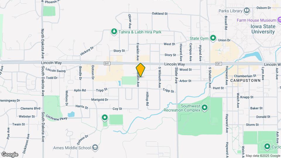 144 S Franklin Ave Map and Location Details