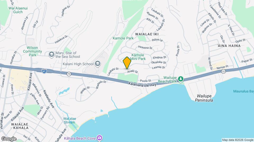 4802 Analii St Mapa y Detalles de la Ubicación