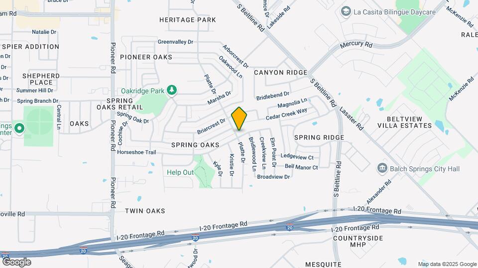 14697 Forest Hollow Dr Map and Location Details