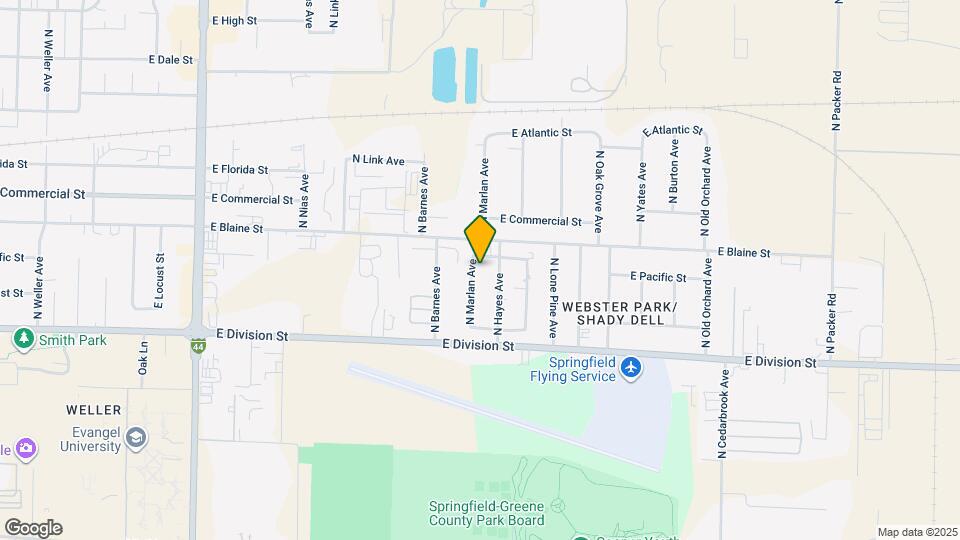 1656 N Marlan Ave Map and Location Details