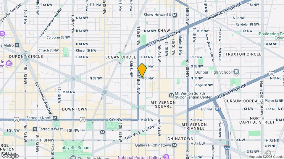 1004 N St NW Map and Location Details