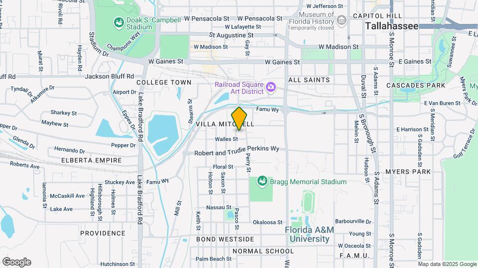 1315 Pinellas St Map and Location Details