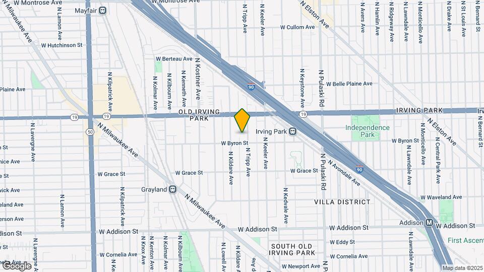 3912 N Tripp Ave, Unit BSMT Map and Location Details
