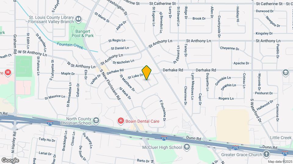 1225 St Joan Dr Map and Location Details