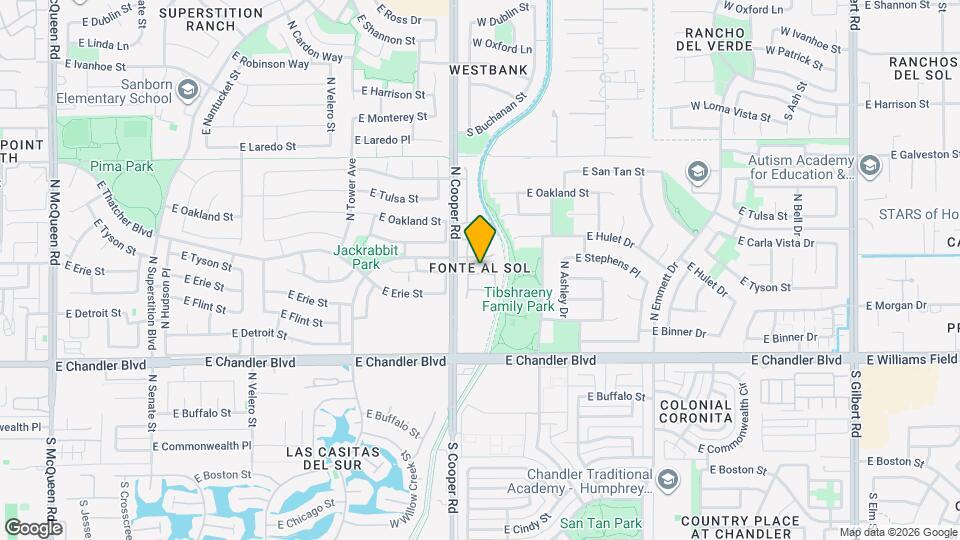 2058 E Flint St Map and Location Details