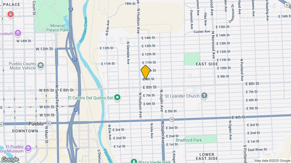 910 E 9th St Map and Location Details