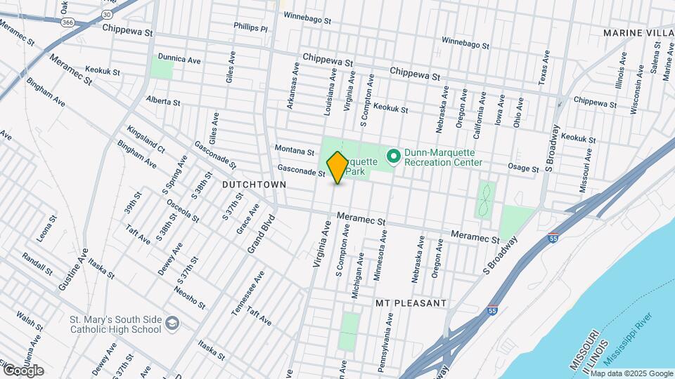 4122 Virginia Ave, Unit 1F Map and Location Details