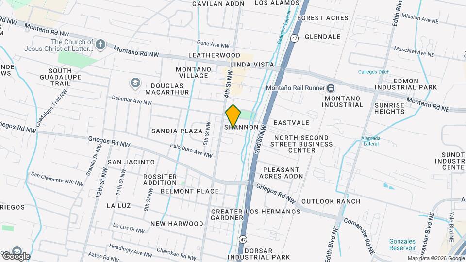 315 San Andres Ave NW Map and Location Details