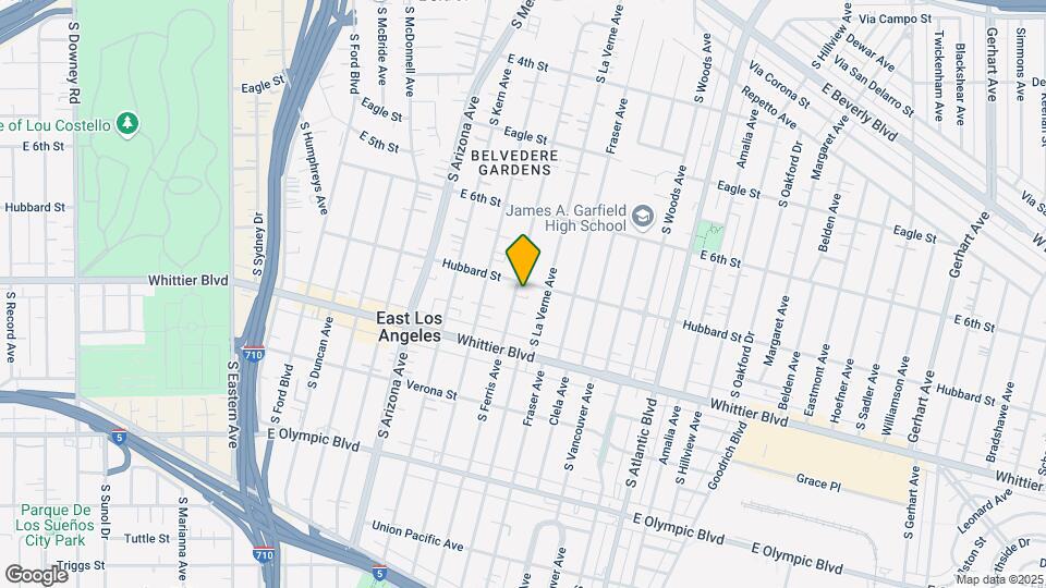 714 S Ferris Ave Mapa y Detalles de la Ubicación