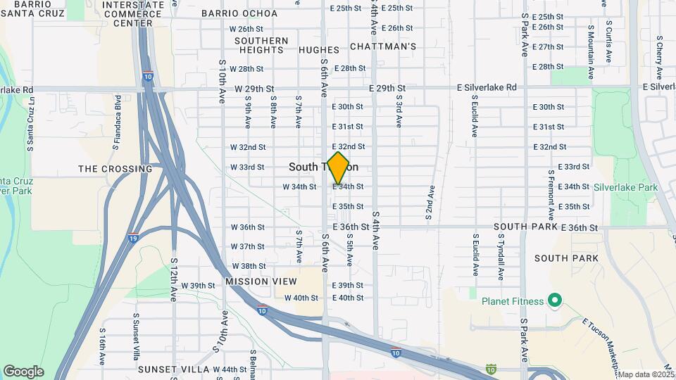 34th St 6-Plex Map and Location Details