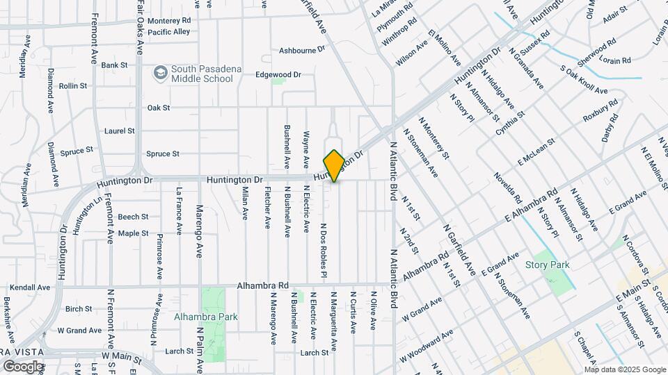 1013 N Marguerita Ave Map and Location Details
