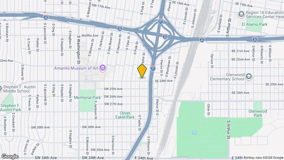 2225 S Taylor St Map and Location Details