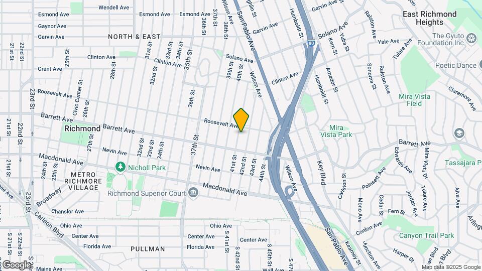 556 41st St Map and Location Details
