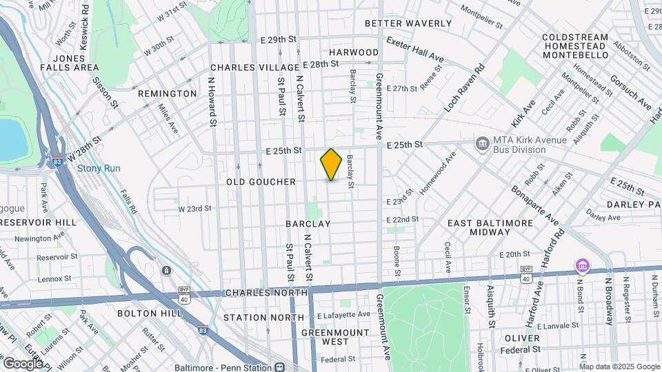 2331 Guilford Ave Mapa y Detalles de la Ubicación