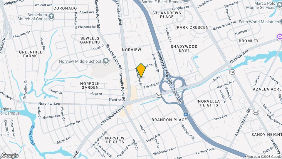 6232 Alexander St Map and Location Details