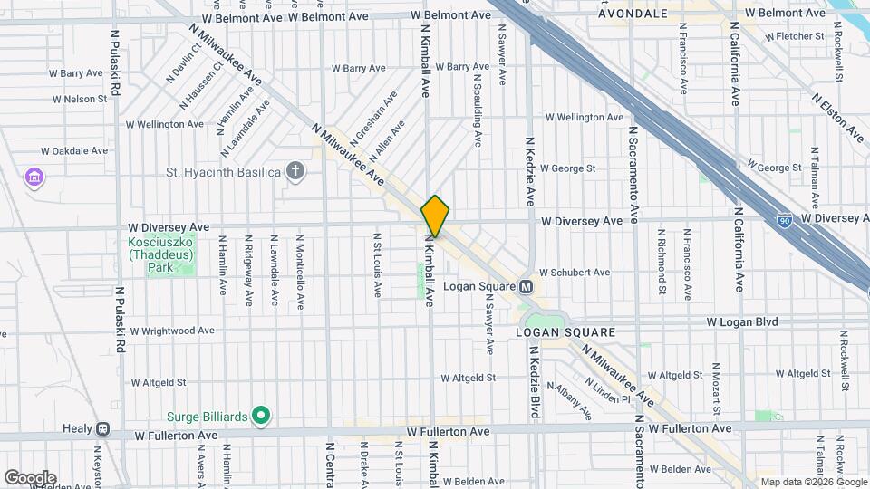 2737 N Kimball Ave Map and Location Details