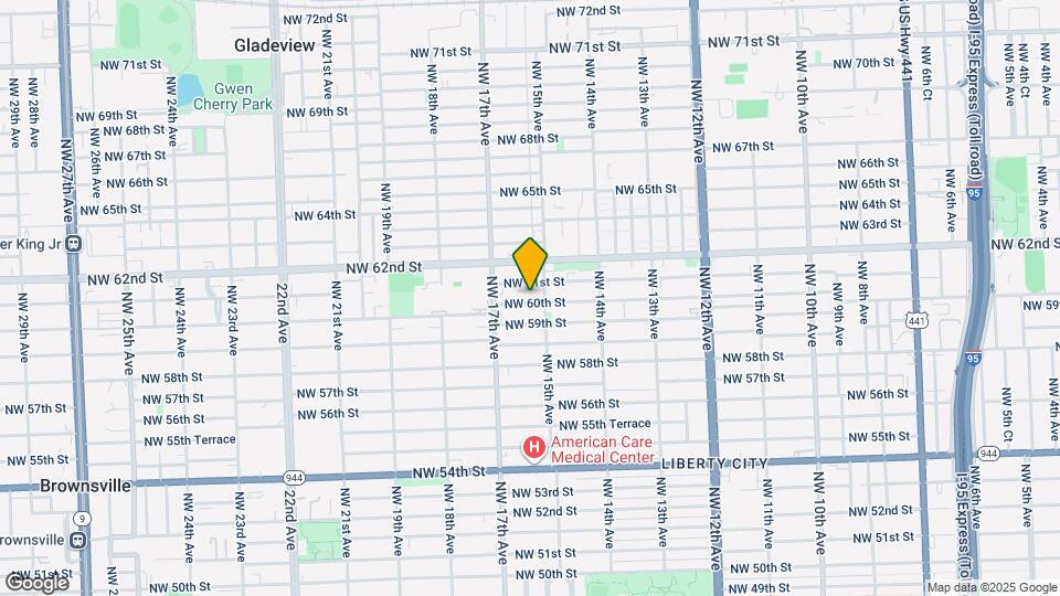 1525 NW 60th St Map and Location Details