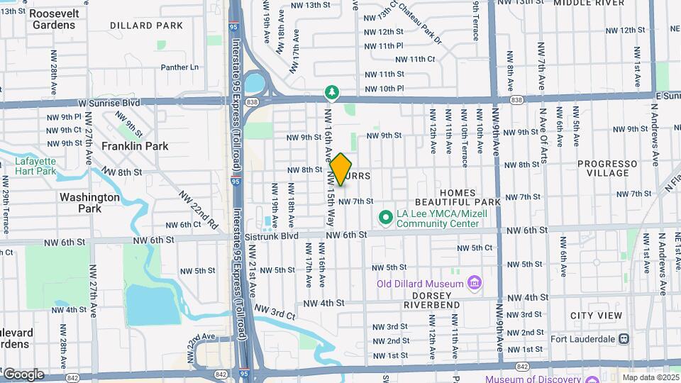 715 NW 15th Terrace Map and Location Details