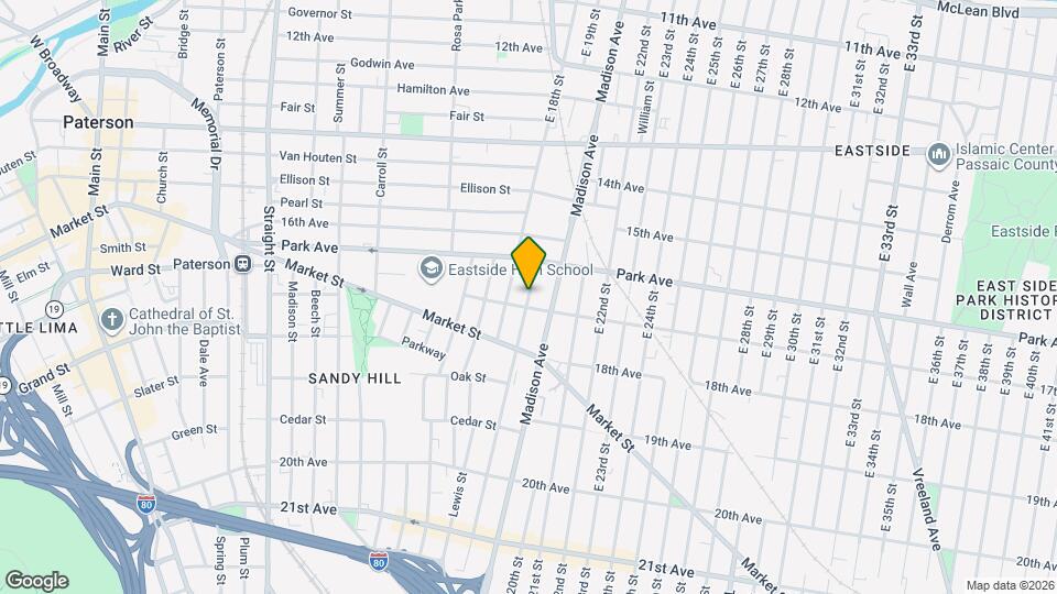 793 E 19th St, Unit 3 Map and Location Details