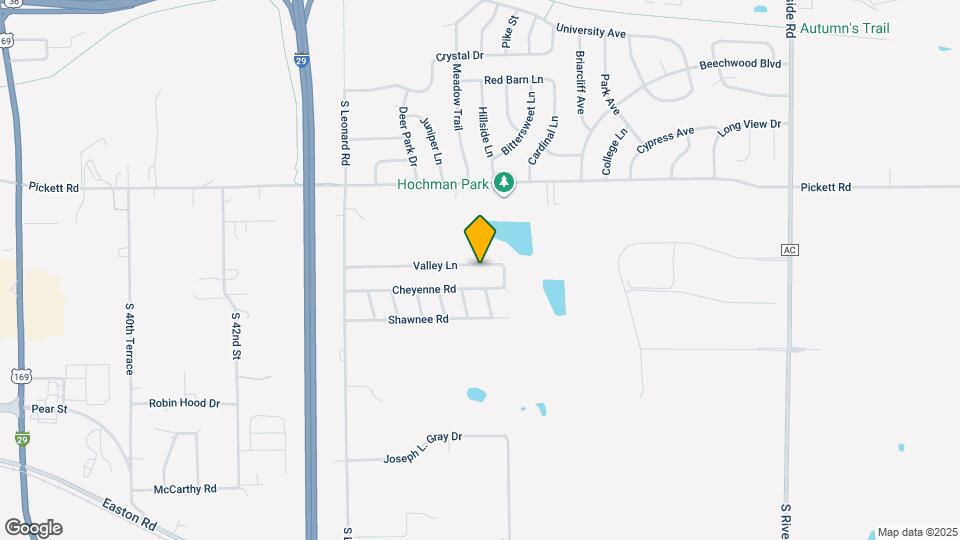 5008 Valley Ln Map and Location Details