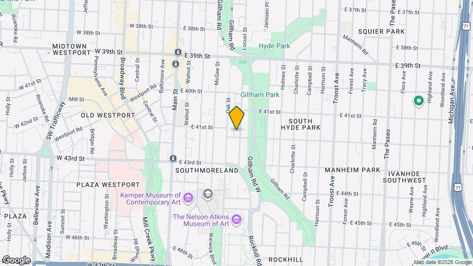 4138 Locust St Map and Location Details