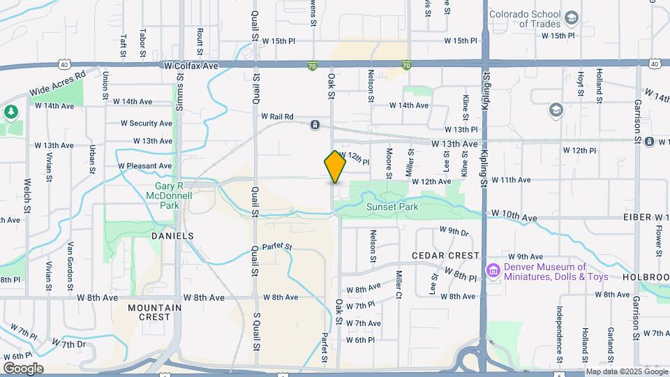 1038 Oak Cir Map and Location Details