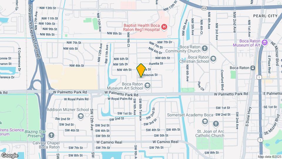 875 Oleander St Map and Location Details