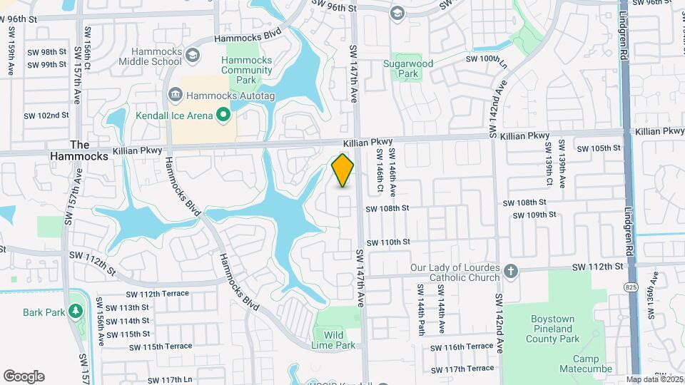 14725 SW 107th Terrace Map and Location Details
